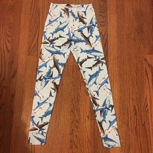 Shark Print Leggings